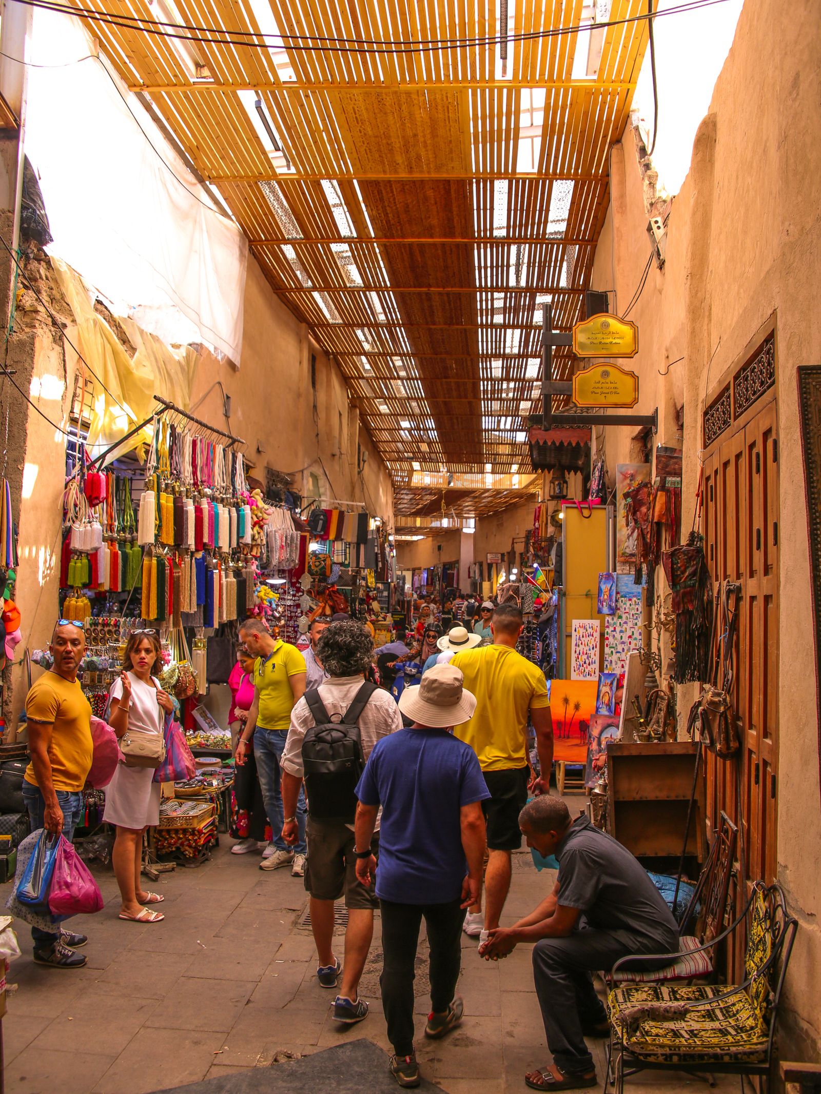 Souk couvert de la médina